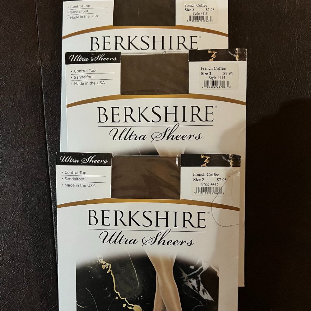 3 pair of NEW Berkshire Ultra Sheer pantyhose